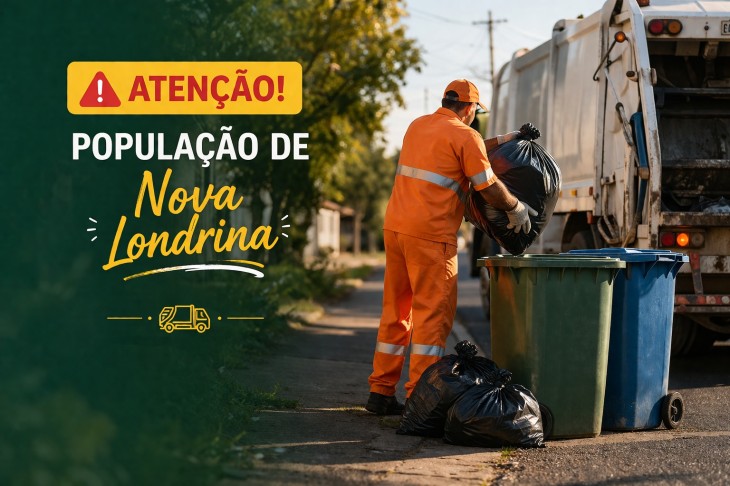 Coleta de lixo é suspensa no feriado e retorna ao normal no sábado