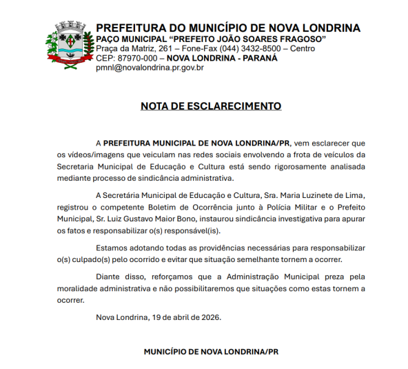 Nota de Esclarecimento