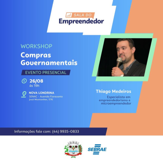Nova Londrina promove encontro para capacitar empresários a vender para a Prefeitura