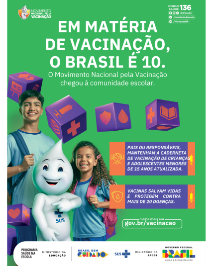VACINAÇÃO NA COMUNIDADE ESCOLAR