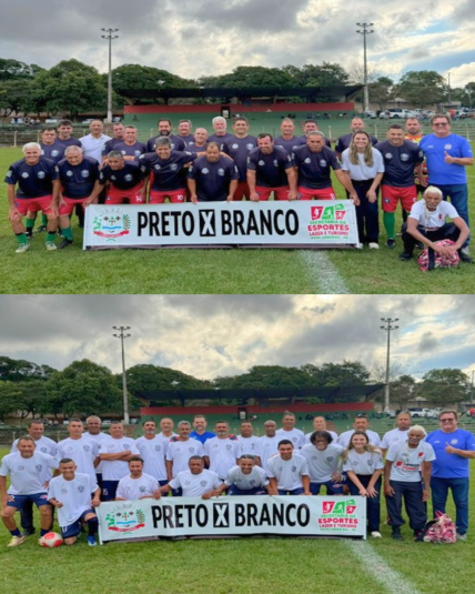 Tradicional jogo Pretos x Brancos reúne atletas e amigos em Nova Londrina