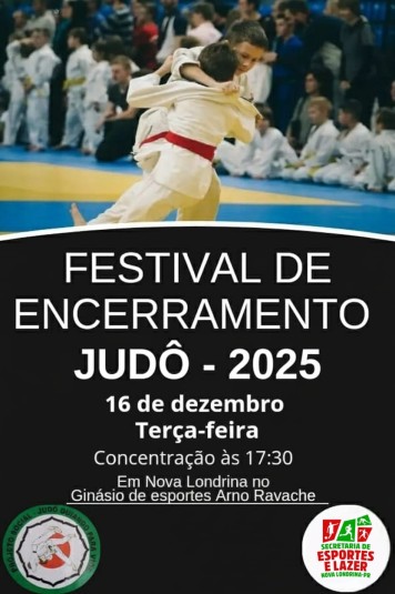 Festival de Encerramento do Judô - 2025