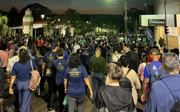6ª Romaria reúne mais de mil fiéis em caminhada de fé e devoção a Nossa Senhora Aparecida em Nova Londrina
