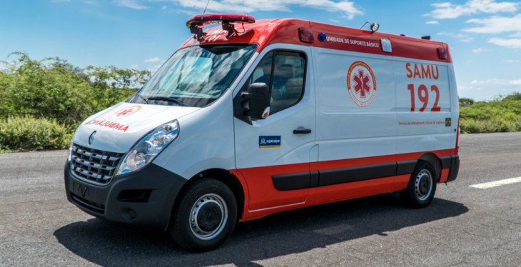 ENTREGA DE AMBULÂNCIA SAMU